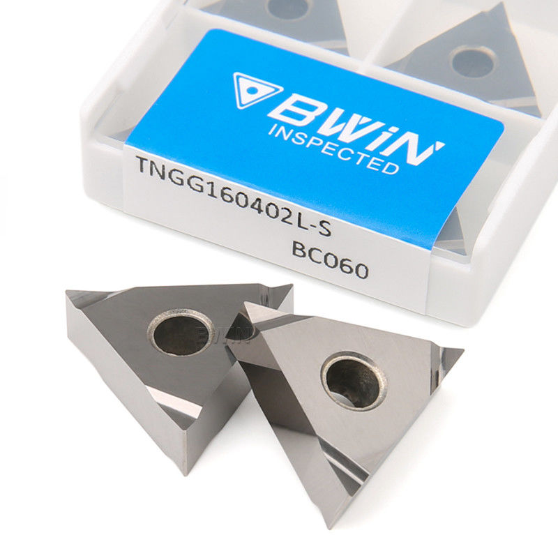 Tngg 160402の三角形の炭化物は回転のための鋼鉄陶磁器の挿入物を挿入します
